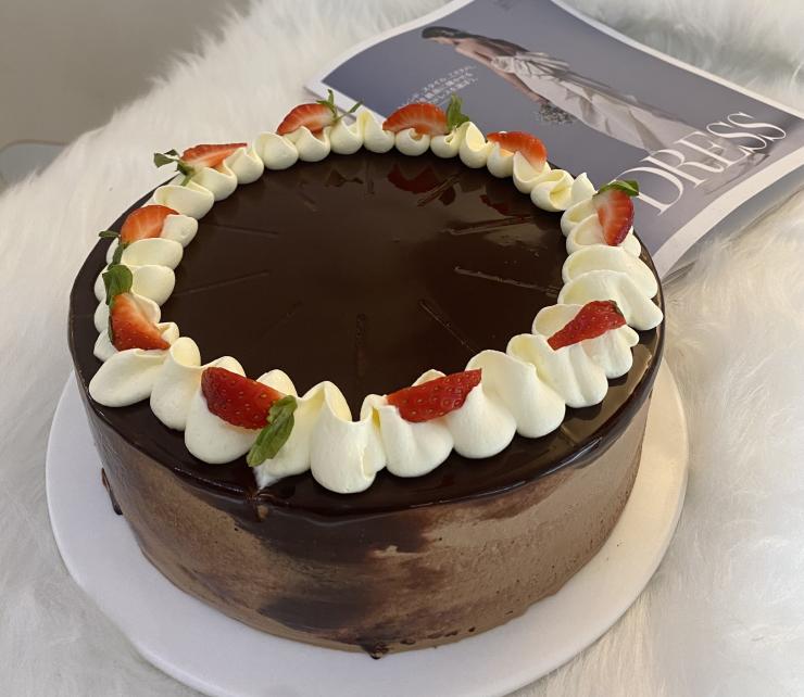 鏡面巧克力戚風