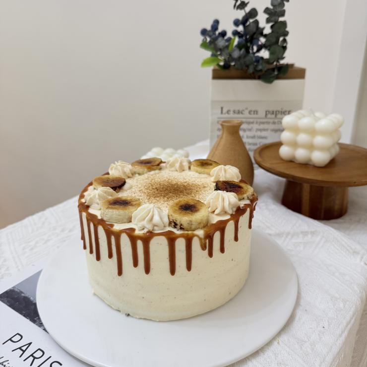 黑糖芭娜娜戚風