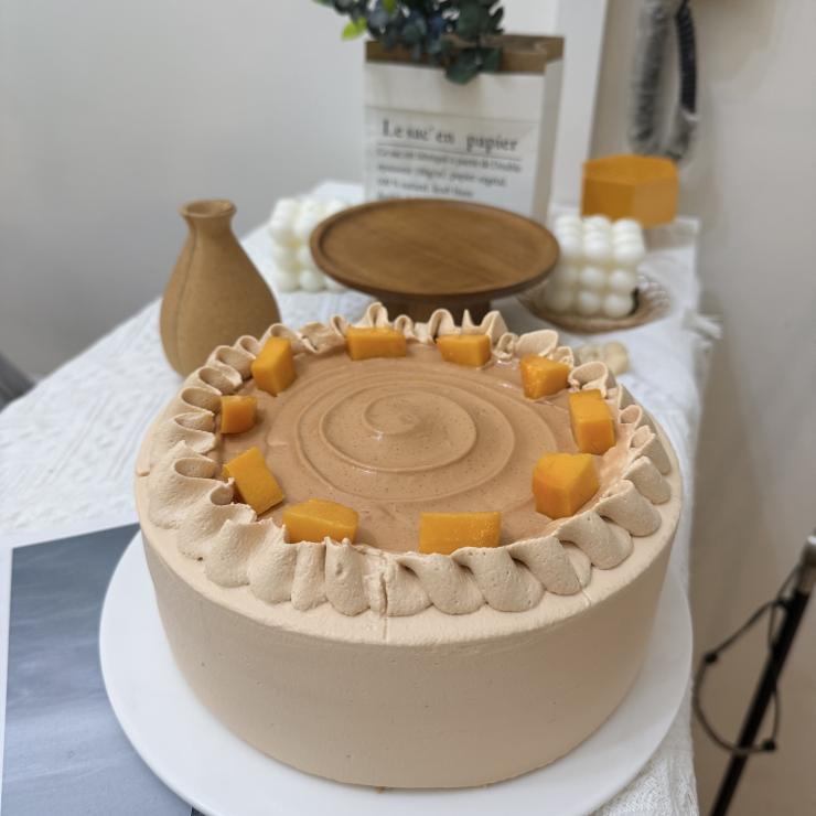 泰奶芒果戚風